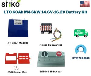 LTO 60Ah M4 6kW 14.6V-16.2V Battery Kit
