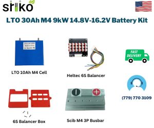 LTO 30Ah M4 9kW 14.8V-16.2V Battery Kit