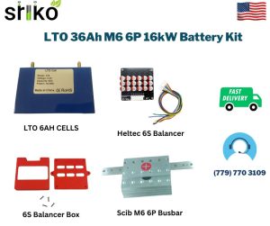 LTO 36Ah M6 6P 16kW Battery Kit