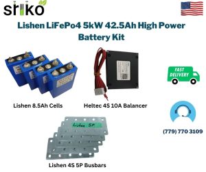 Lishen LiFePo4 5kW 42.5Ah High Power Battery Kit