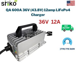 QA 600A 36V (43.8V) 12amp LiFePo4 Charger