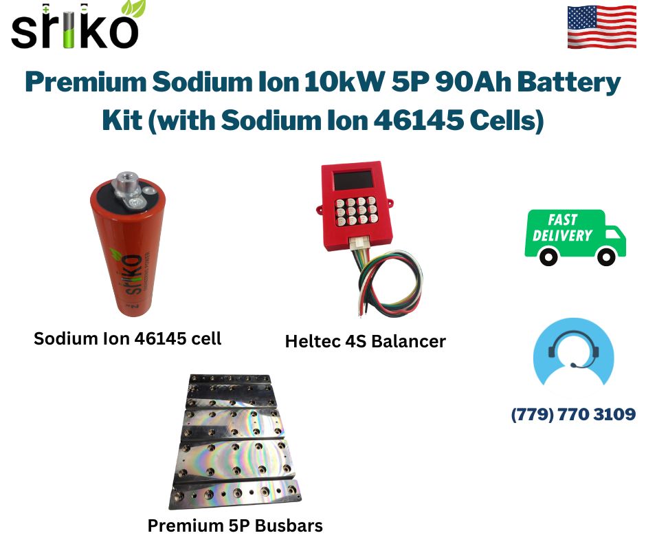 Sodium 10kW Batterykit 46145 Premium 5P 90Ah Battery Kit