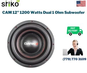 CAM 12" 1200 Watts Dual 1 Ohm Subwoofer