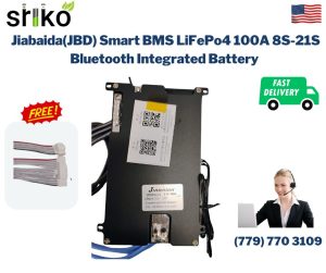 Jiabaida(JBD) Smart BMS LiFePo4 100A 8S-21S Bluetooth Integrated Battery