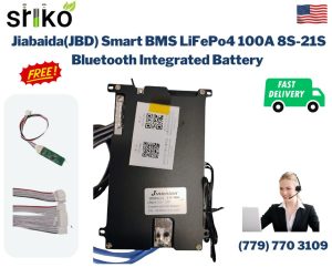 Jiabaida(JBD) Smart BMS LiFePo4 100A 8S-21S Bluetooth Integrated Battery