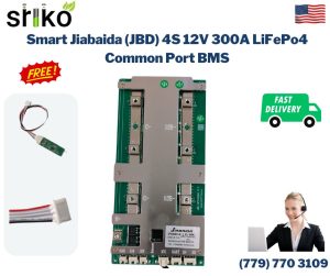 Smart Jiabaida (JBD) 4S 12V 300A LiFePo4 Common Port BMS