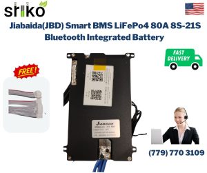 Jiabaida(JBD) Smart BMS LiFePo4 80A 8S-21S Bluetooth Integrated Battery