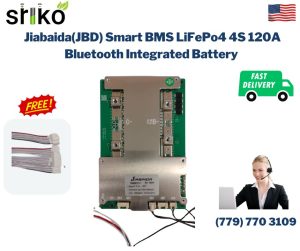 Jiabaida(JBD) Smart BMS LiFePo4 4S 120A Bluetooth Integrated Battery