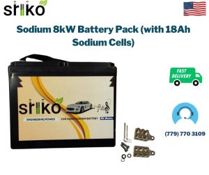 Sodium 8kW Battery Pack (with 18Ah Sodium Cells)