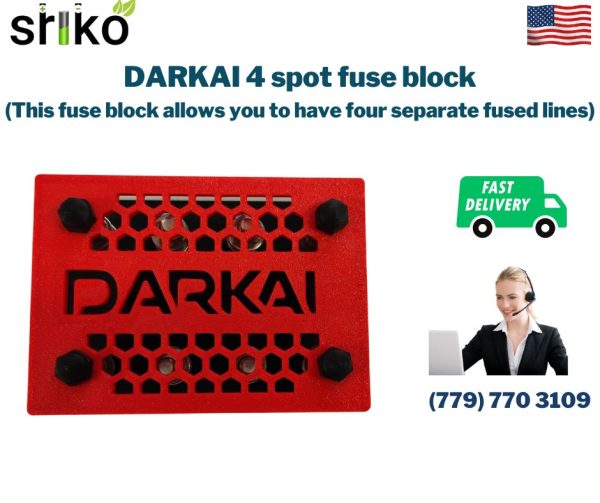 DARKAI 4 spot fuse block (This fuse block allows you to have four separate fused lines)