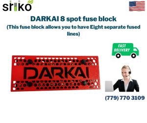 DARKAI 8 spot fuse block (This fuse block allows you to have Eight separate fused lines)