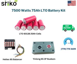 7500 Watts 75Ah LTO Battery Kit
