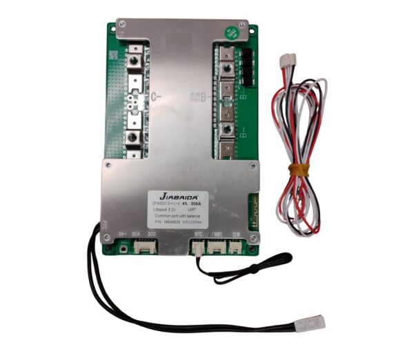 Jiabaida(JBD) Smart BMS LiFePo4 4S 200A BMS with Heating Module - Image 3
