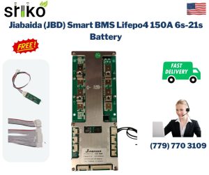 Jiabaida (JBD) Smart BMS Lifepo4 150A 6s-21s Battery Protection Module with Bluetooth Dongle BMS