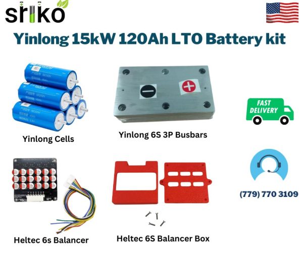 Yinlong 15kW 120Ah LTO Battery kit
