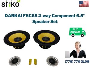 DARKAI FSC65 2-way Component 6.5" Speaker Set